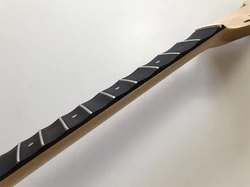 Reverse Big Head Full scalloped Guitar neck Maple 22Fret Rosewood Fretboard Dot Inlay Gloss DIY