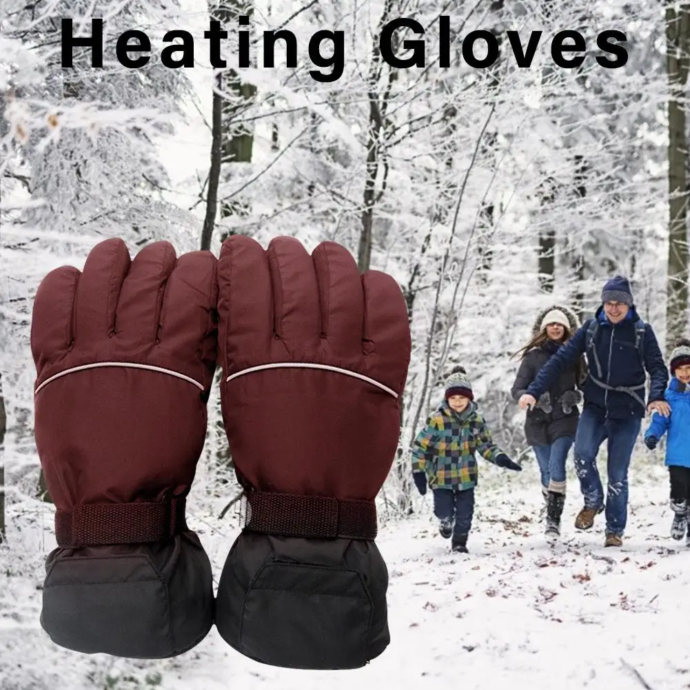 

4.5V Electric Heating Gloves,Outdoor Sport Ski Lithium Battery Self Heated Gloves,Motorcycle Hunting Winter Warmer Gloves