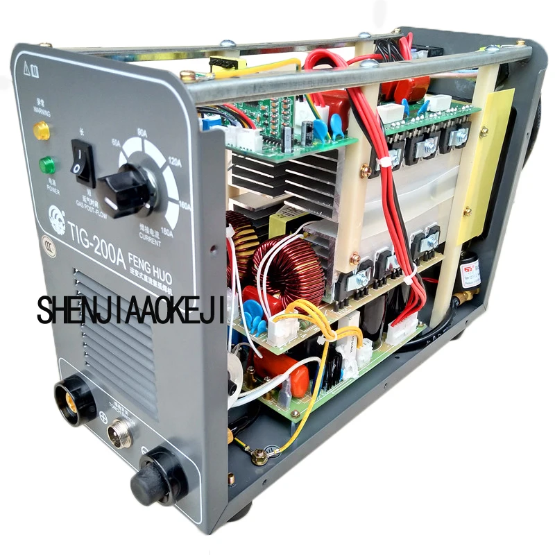 Machine à souder à l'argon TIG-200A, Machine à souder simple, onduleur, soudeur à Arc Dc Argon Portable multifonction 220V