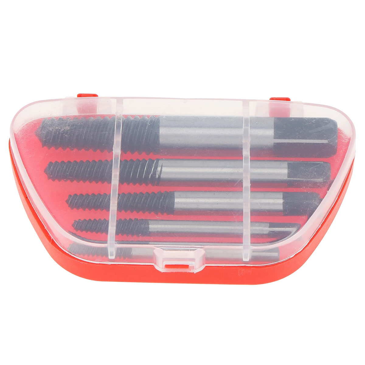 5pcs/lot High Carbon Steel Damaged Screw Extractor Easy Out Set Drill Bits Broken Bolt Stud Remover Tools with Plastic Box