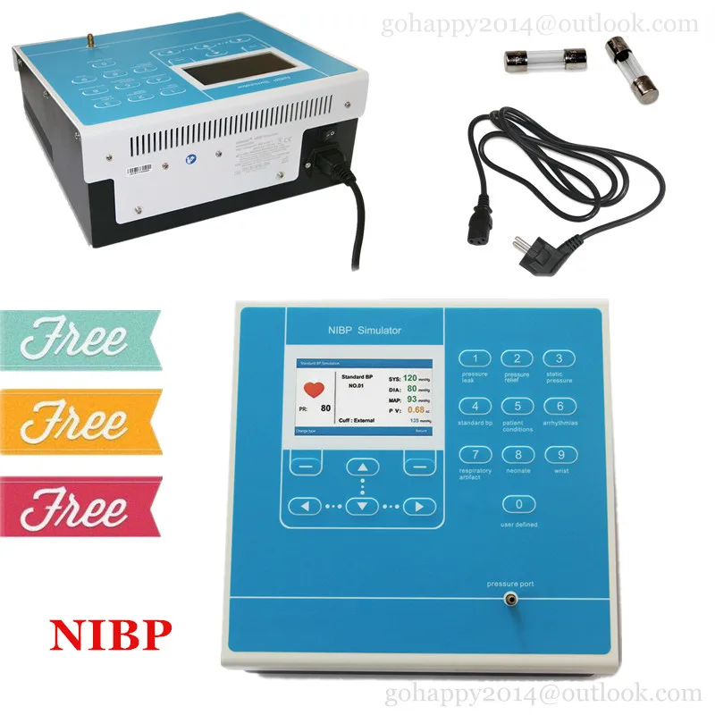 NIBP Simulator CONTEC MS200 Non-Invasive Blood Pressure simulation COLOR LCD,New