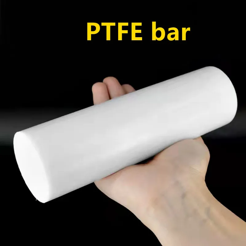 Big size Length 10cm White polytetrafluoroethylene solid rod environment-friendly non-toxic DIY PTFE sleeve PTFE bar