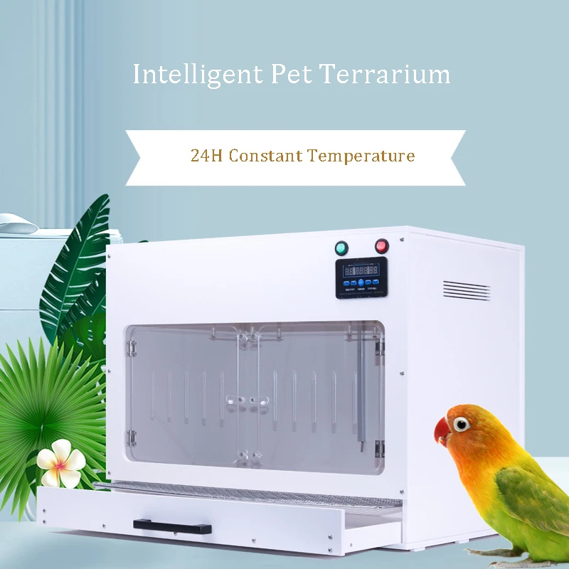 

Parrot incubator large intelligent constant temperature wind heating baby bird thermal insulation climbing pet terrarium