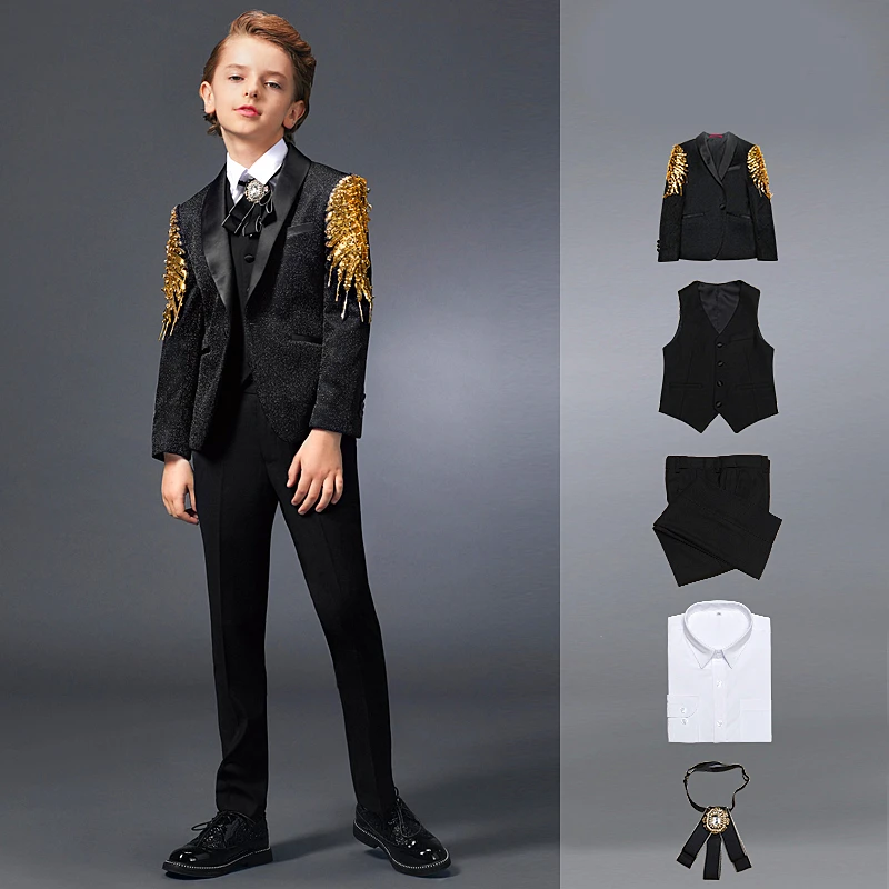 Suit for Boy Kids Dresses For Boys Costume Children Wedding Suit For Boys Evening dress Baby Boy Suit Teen clothing Boys Blazer