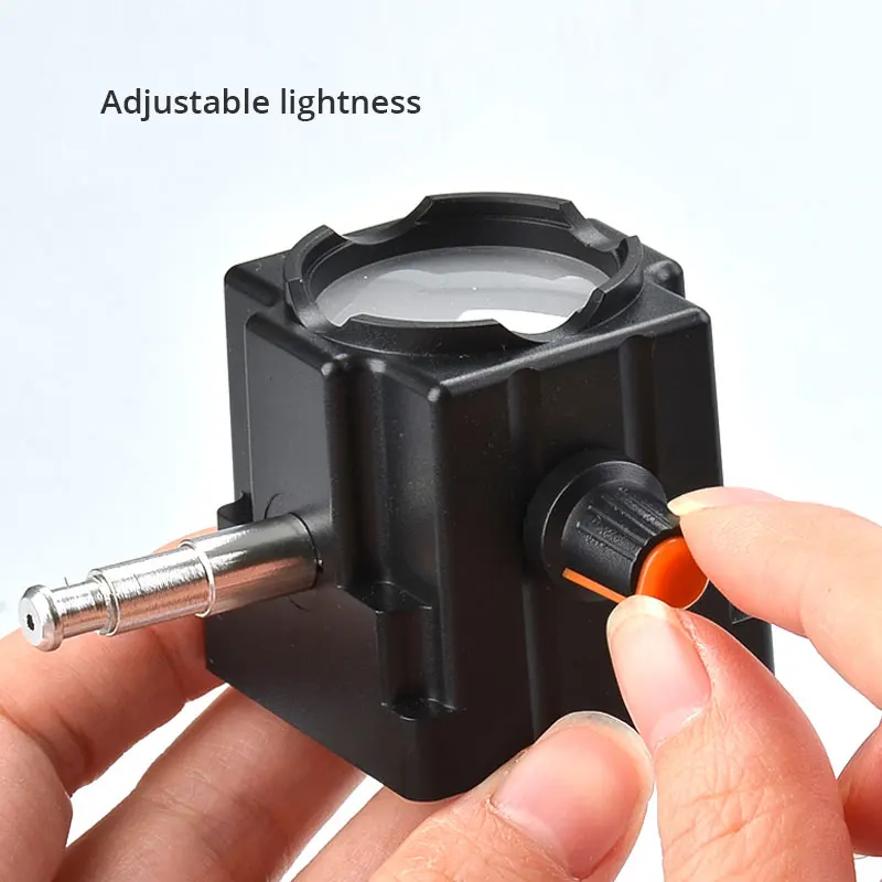 Quang Sạc Một Mắt Sinh Học Kính Hiển Vi LED Đèn Độ Sáng Cao Dưới Microscopio Illuminators