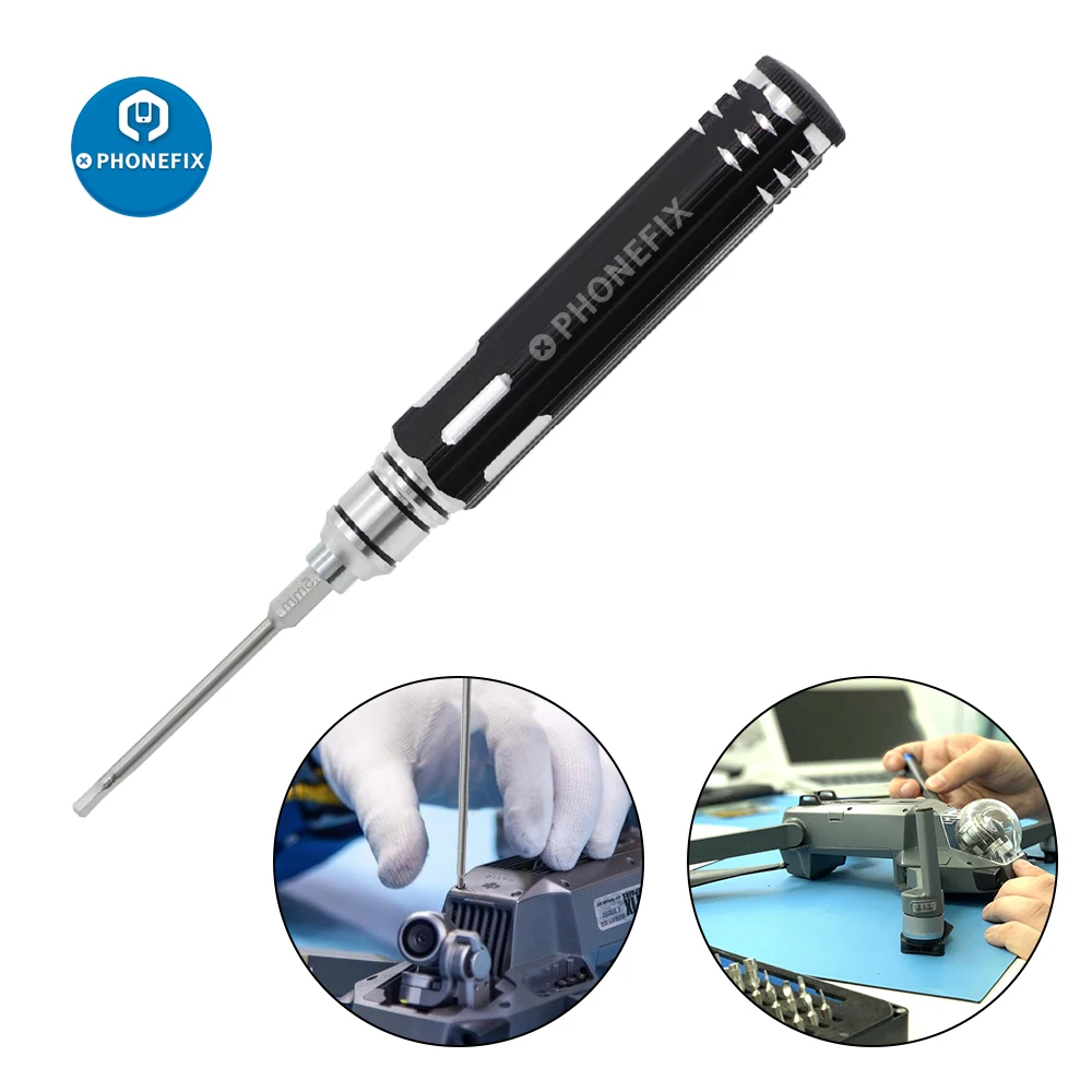 Kit de ferramentas 4 em 1 para helicóptero, conjunto de chave de fenda hexagonal de cabeça sextavada magnética 1.5mm 2.0mm 2.5mm 3.0mm, carro de corrida