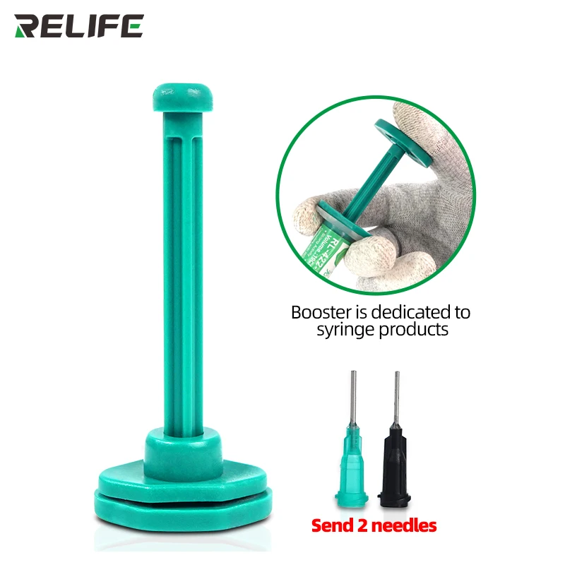 RELIFE RL-072 Flux Syringe Booster Welding Oil Booster Syringe UV Solder Mask Ink Welding Propulsion Tools