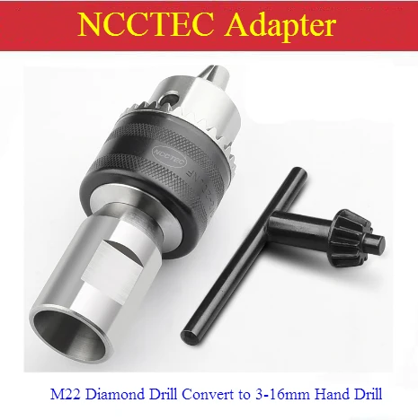 adapter connector M22 Diamond Core Drill Machine Convert to 1/2-20 UNF Chuck Range 3-16mm/2-13mm/1.5-13mm/5-20mm Hand Drill