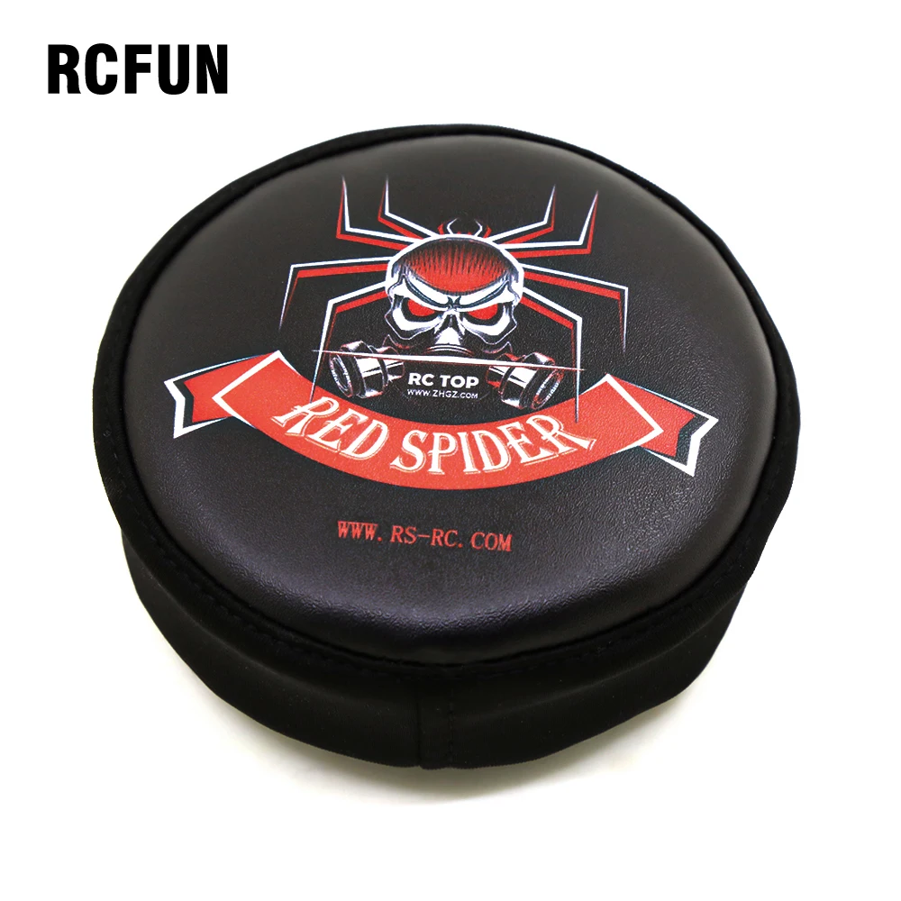 RC Car Decoration PU Leather Spare Tire Cover for 1/10 RC Crawler Traxxas TRX4 Axial SCX10 Wraith RC4WD D90 Tamiya CC01