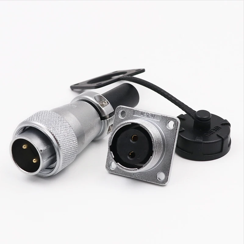 2PCS Aviation plug ws20 socket 2 3-core 4-core 5-core 6 7 9 12 core male and female TQ + Z connector