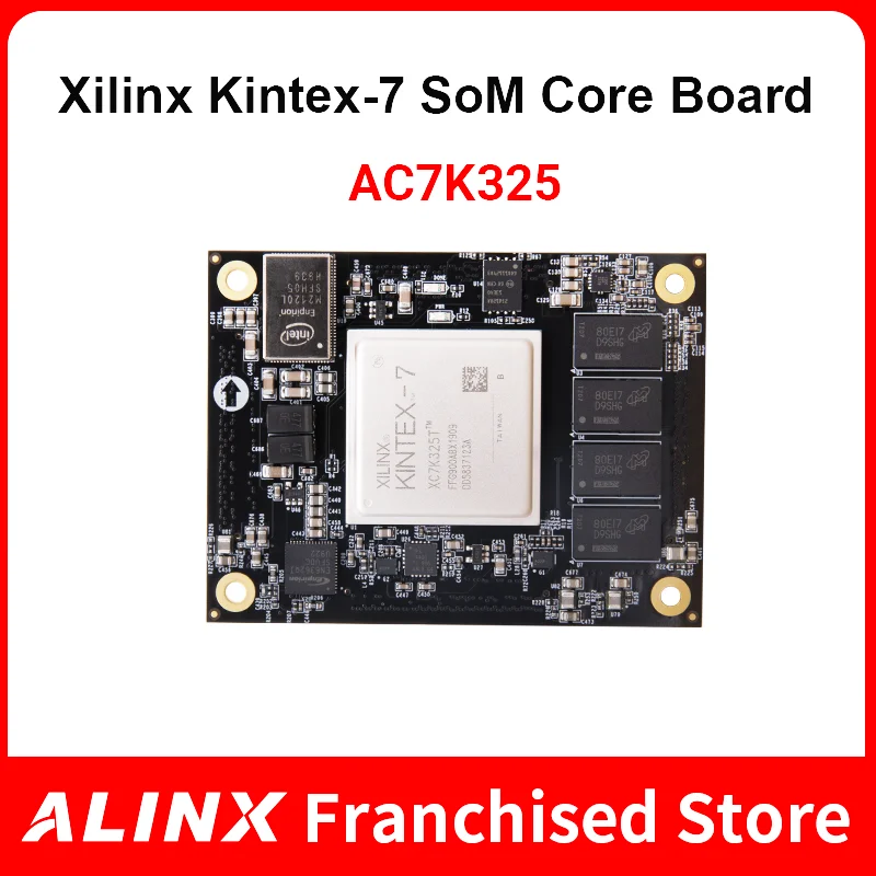 

ALINX SoM AC7K325: Xilinx Kintex-7 K7 XC7K325 7325 Industrial Grade Module FPGA Development Board