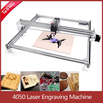 1000mw/2500mw/5500mw Laser CNC Machine Working Area 40cm x 50cm, Desktop DIY Violet Laser Engraving Machine Picture CNC Printer