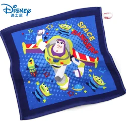 34x34cm Buzz Lightyear Children Baby face towel Soft 100%cotton children boy girl kids soft towel Handkerchief Space Ranger