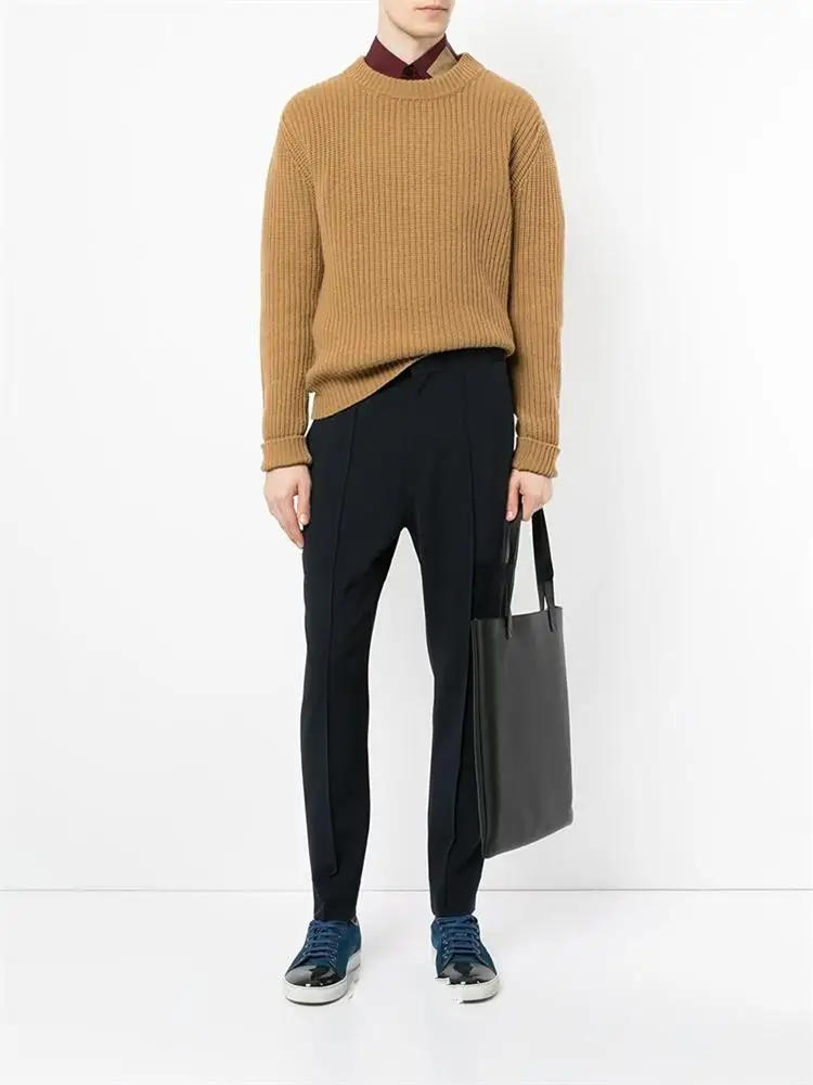 Men's Casual Pants Pencil Pants Straight Pants Spring And Autumn New Black Slim Youth Fashion Urban Trend Work Versatile Pants