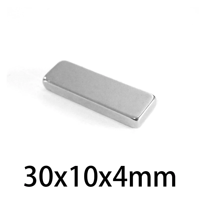 30x10x4mm block Powerful N35 Magnets Super Sheet Permanent Magnetic 30mmx10mmx4mm Strong Neodymium Magnet 30*10*4mm