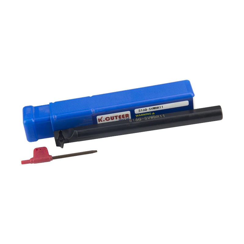 Imagem -06 - Svwbr l Interno Turning Tool Holder Cnc Corte Ferramentas Grupo Vbmt Carbide Insere Torno Bar S16q-svwbr11 S25s-svwbr16