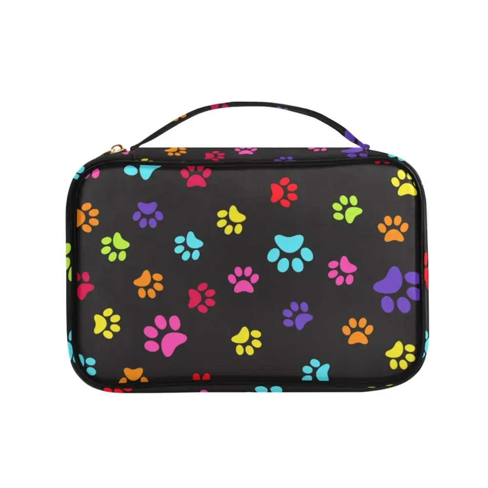 2021 New Cosmetic Bag Women Waterproof Dog print  Makeup Bags Travel Organizer Toiletry Kits Portable Makeup Bags Beautician