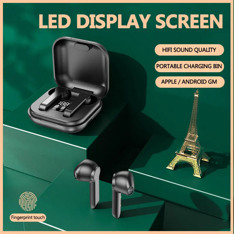 Verdadeiro sem fio 5.0 binaural bluetooth fone de ouvido in-ear para vivo huawei oppo android apple universal ultra-longa vida bateria