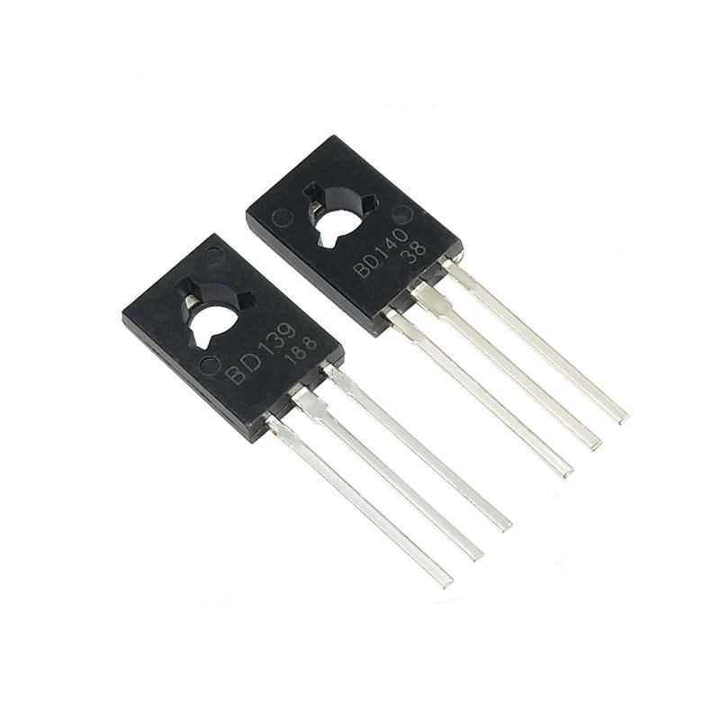 20PCS/LOT BD139 BD140 10Pair NPN PNP 1.5A 80V Transistor Triode TO126 TO-126 New Original IC Good Quality Chipset In Stock