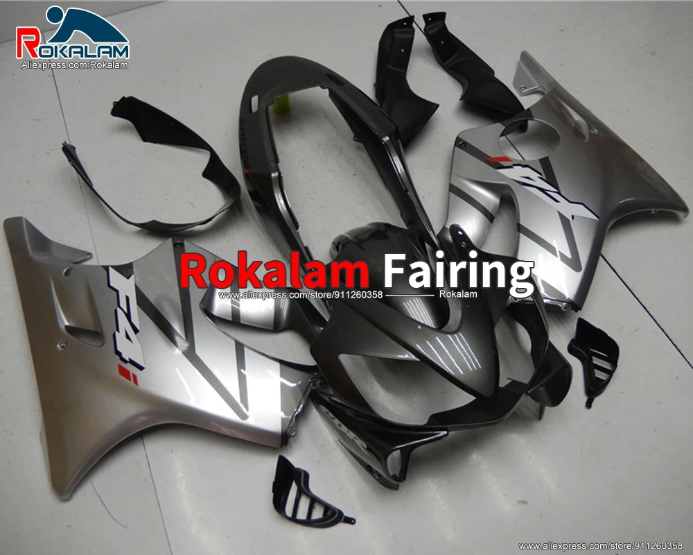 

ABS Body Kit For Honda CBR600 F4 i 2004 2005 CBR 600 F4i 2006 2007 Cowling Motorcycle Silver Fairing Kits (Injection Molding)