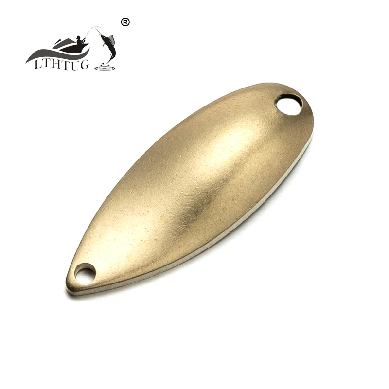 LTHTUG MIU 2.2g 2.8g 3.5g Arealure Pesca rame non verniciato trota cucchiaio esca flusso vuoto richiamo di Pesca in metallo cucchiaio fai da te pesce persico trota