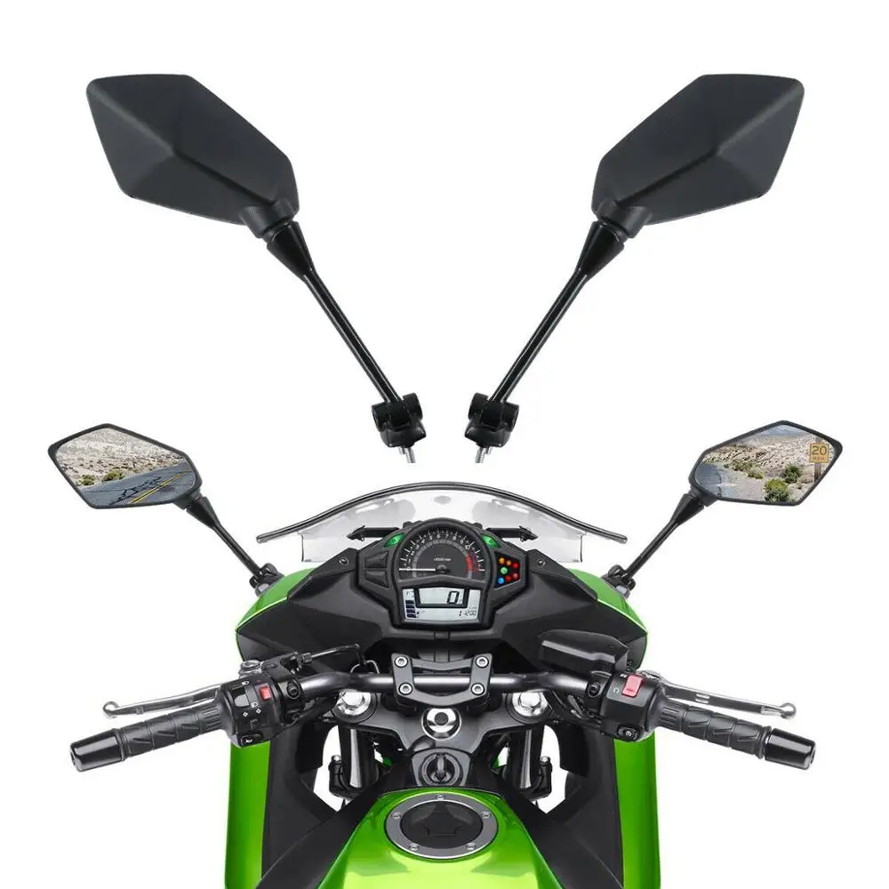 Rétroviseurs de Moto pour KAWASAKI NINAlbanZ1000SX 2011-2014 ER6F 2009-2016 650R 2009-2016 400R 2010-2014