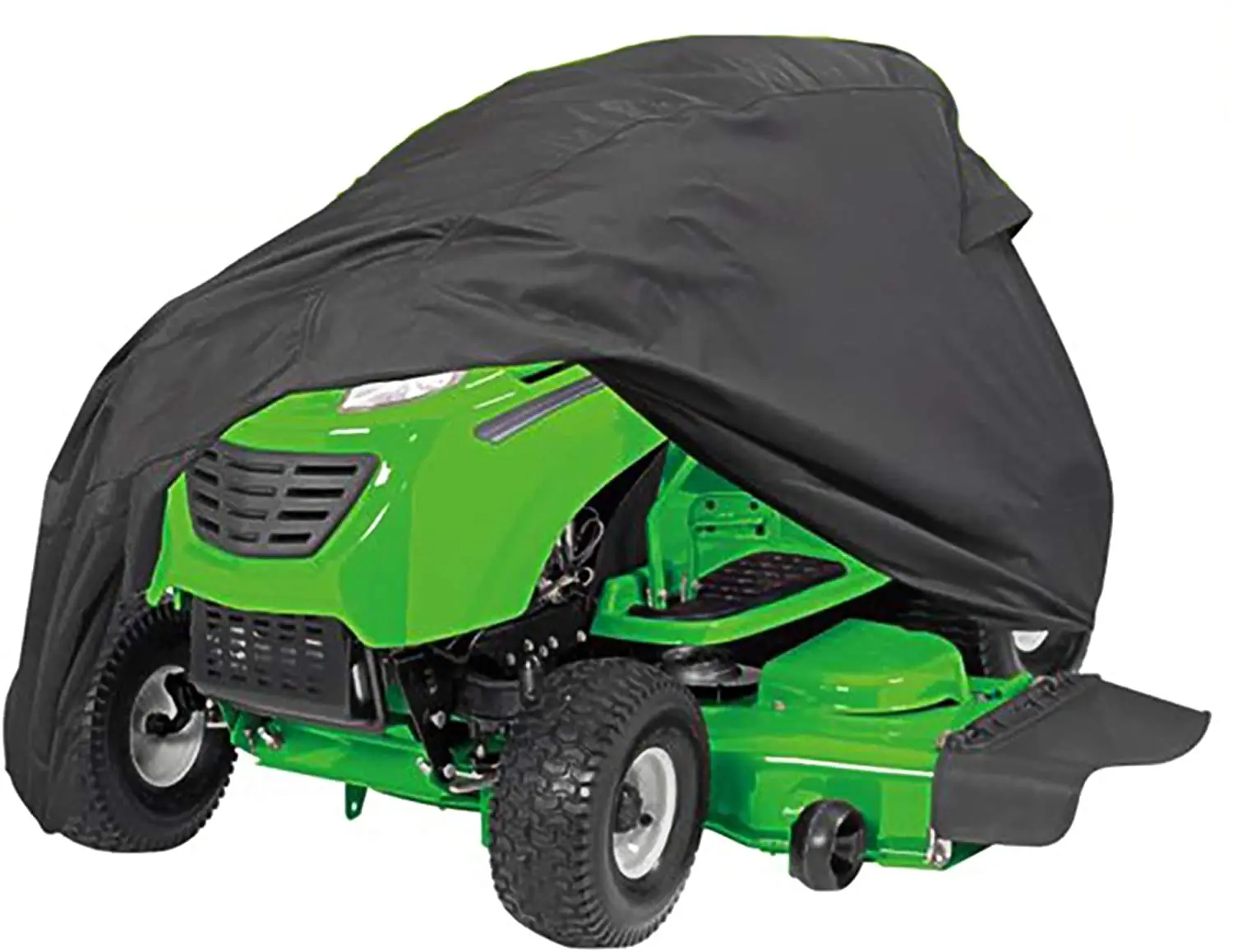 

PrimeShield Lawn Riding Mower Cover, Heavy Duty Waterproof Windproof Tractor Cover, Decks up to 54 Inches, Black