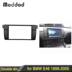 180*105mm apertura doppia Fascia Din per BMW serie 3 E46 Radio DVD Stereo pannello Dash Trim Kit GPS Refitting telaio di installazione