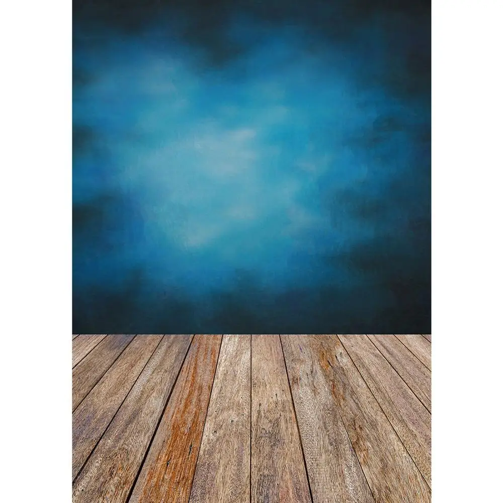 Starry Blue Gradient Photographic Backdrop for Vinyl Photo Studio Photoshoot Background for Children Baby Portrait Fond Photo