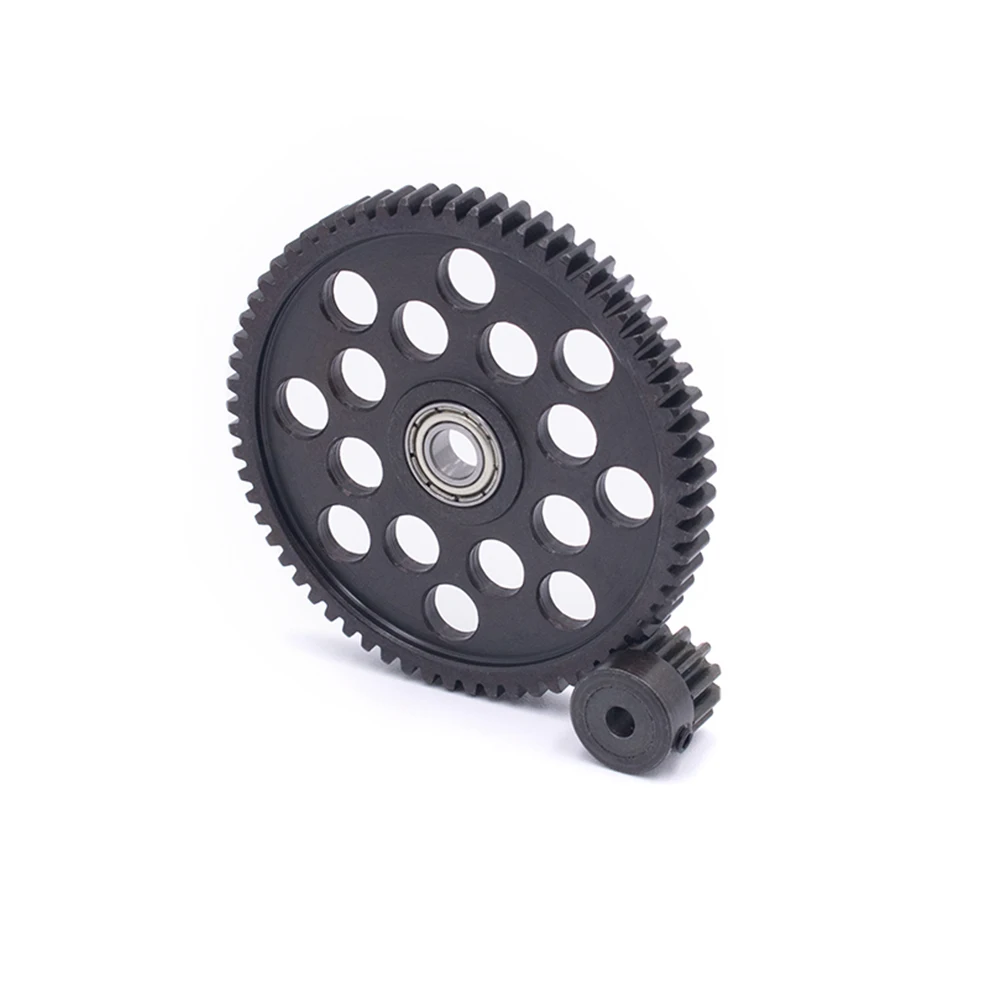 KYX Racing Hard Steel Heavy Duty 64T/12T Spur Gear set for RC Crawler Car Axial 90048 Yeti Gearbox