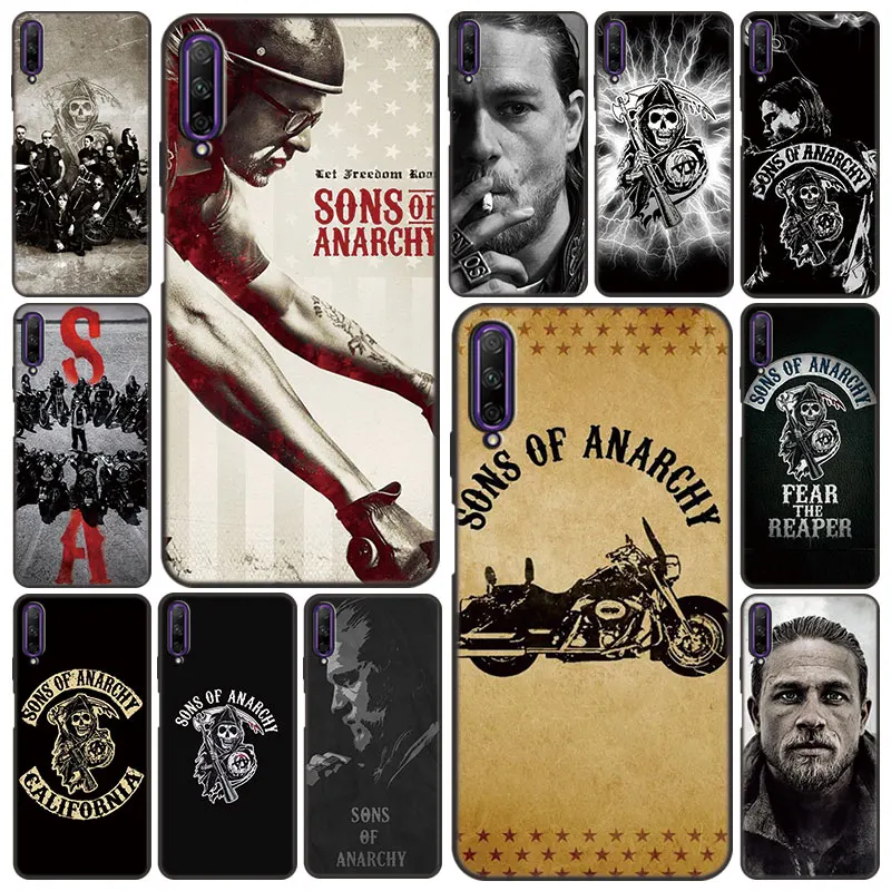 Sons Of Anarchy Phone Case For Huawei Y9A Y7A Y9S Y8S Y6S Y5P Y6P Y7P Y8P Y5 Lite Y6 Y7 2018 Y9 Prime 2019 Soft TPU Black Cover