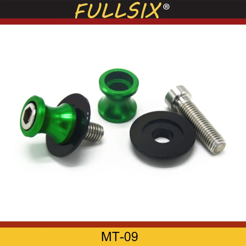 

Motorcycle M6 Swingarm Spool sliders stand screws For Yamaha MT-09 MT09 2014 2015 2016 With MT-09 logo