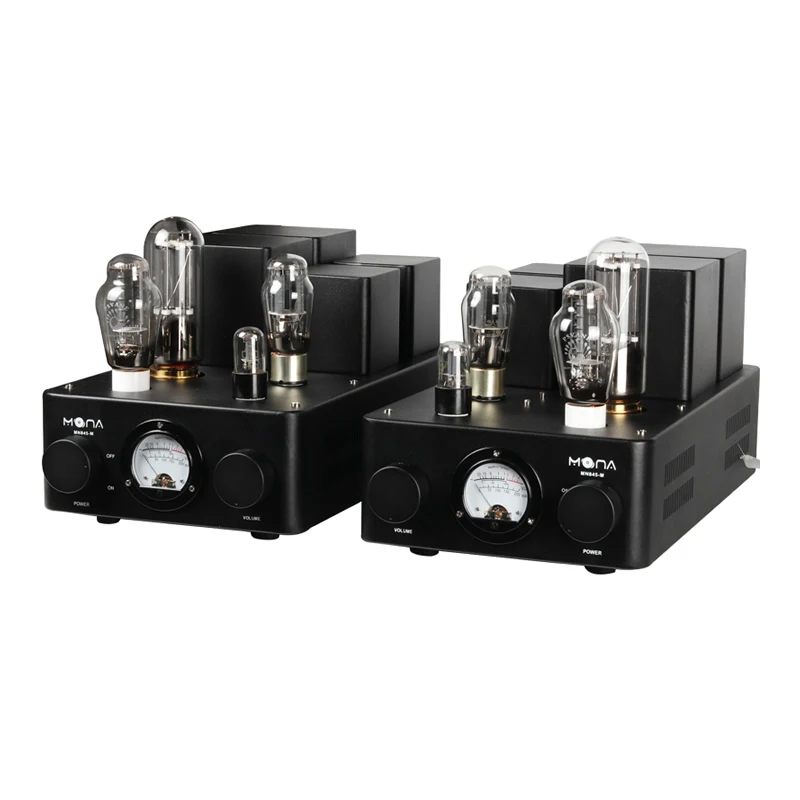 A pair of 300B push 845 single-ended class A tube amplifiers, output power: 30Wx2 output impedance 4Ω 8Ω input impedance 100K