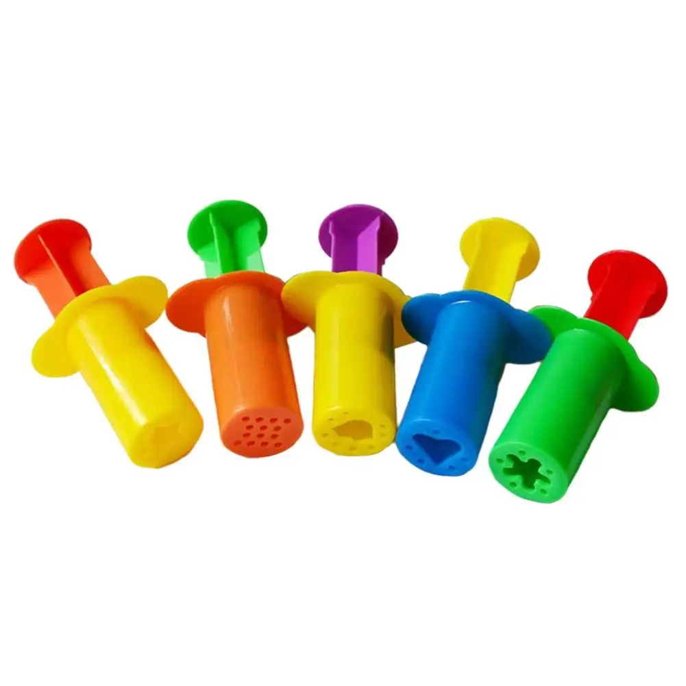 Color Clay DIYs Toys For Children Squeeze Syringe Set Children's Parent-child Interaction Play House Color PlayDough Model Toys