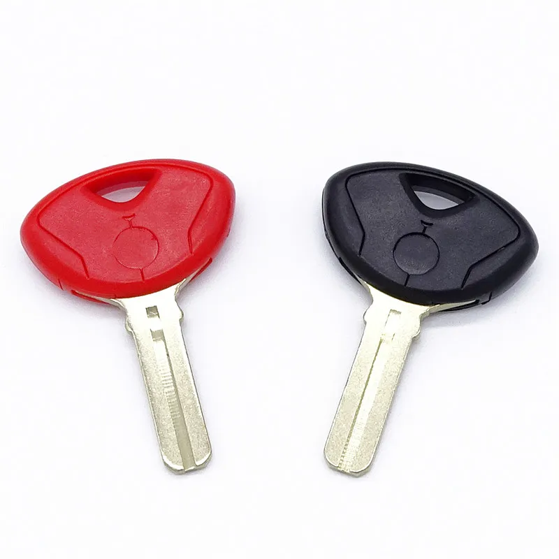 Motorcycle Blank Key Uncut Blade Key Shell Red/Black For BMW F650 F800 S1000RR R1200 K1200 K1300