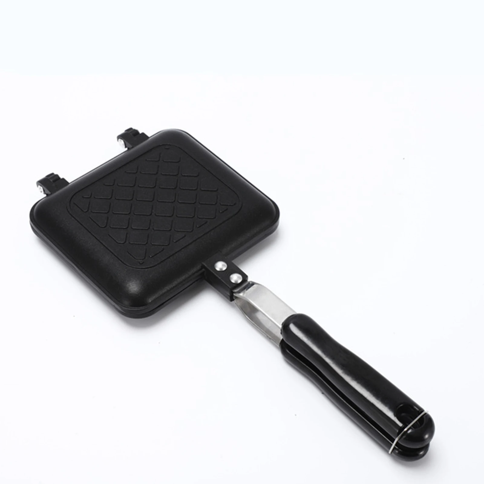 Toasted Sandwich Maker Non-stick Grilled Panini Maker With Insulated Handle Hot Sandwich Making Machine Kitchen Tools