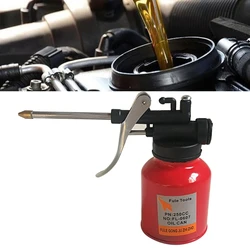 250ml Oil Can Oiler Lubrication Metal Plastic Machine Pot Extended Hose High Pressure Grease Guns Car Repair Tool