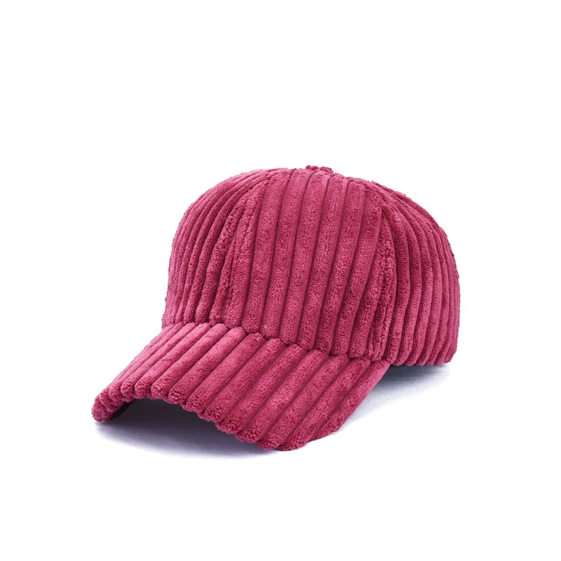 Corduroy Baseball Caps for Women Autumn Winter Hats for Women Snapback Hat Female Hip Hop Cap Gorras Bone Casquette Gorro