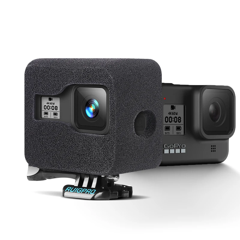 

Ветрозащитный пенопластовый чехол для GoPro Hero 8 Black Camera Go Pro 8 аксессуары с пеной