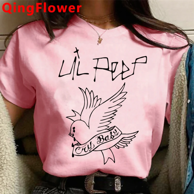 Lil Peep summer top tshirt women harajuku kawaii harajuku couple clothes casual summer top aesthetic