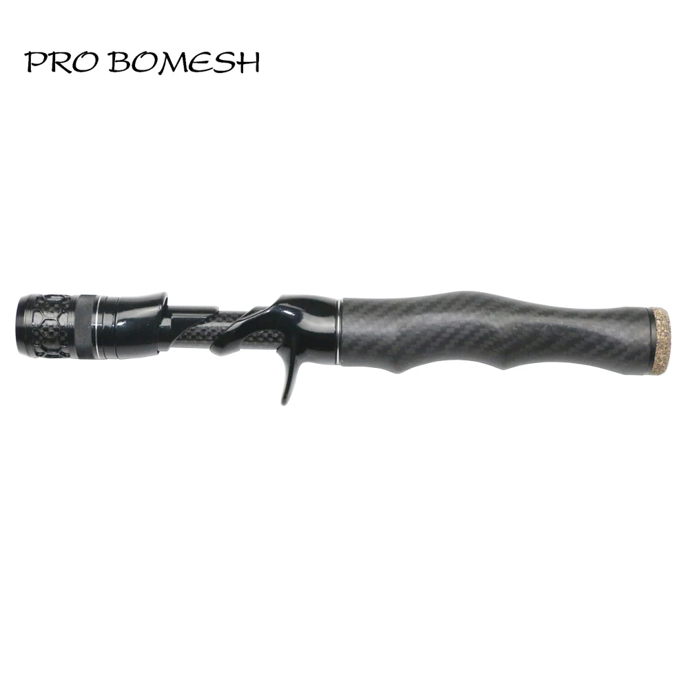 Pro Bomesh 1Set 60.7g Casting Full Length Carbon Fiber Grip Handle Kit Trout Rod DIY Fishing Rod Building Component Accessory