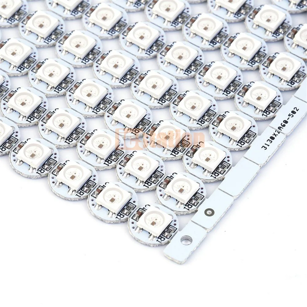 DC 5V ws2812 individually addressable RGB full color ws2812b led with heatsink (9mm*3mm) white 4-pin Board