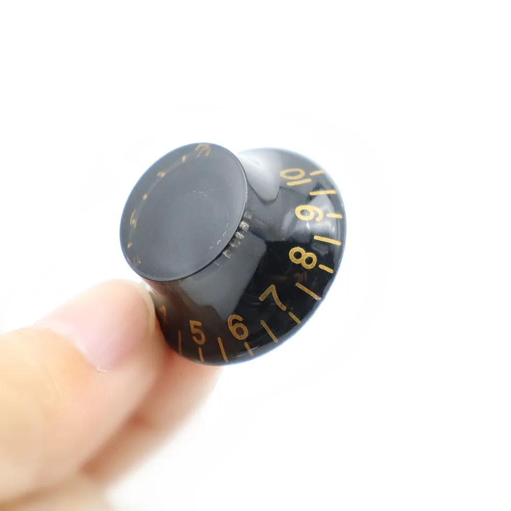 4pcs Electric Guitar Bass Top Hat Speed Control Volume Knobs multiple colors