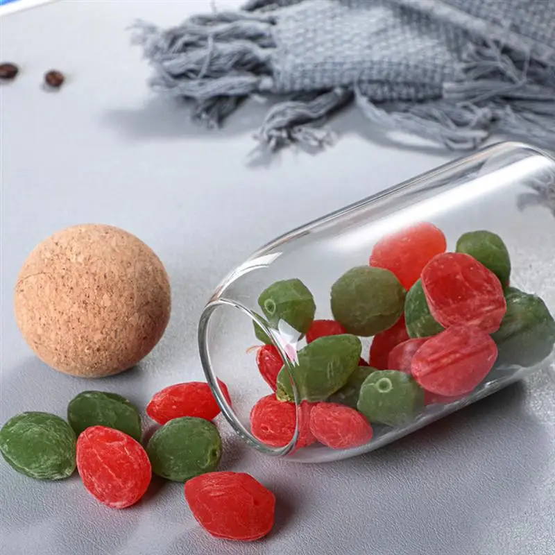 4pcs 36mm Round Ball Wine Glass Bottle Stopper Kettle Pudding Container Cork Cap Jar Plug Sealing Covers Wood Lid Cap