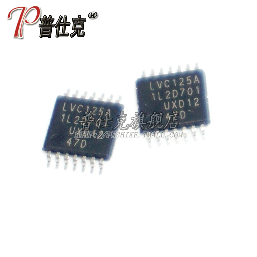 Free shipping |74LVC125APW LVC125A IC 5V TSSOP-14   10PCS