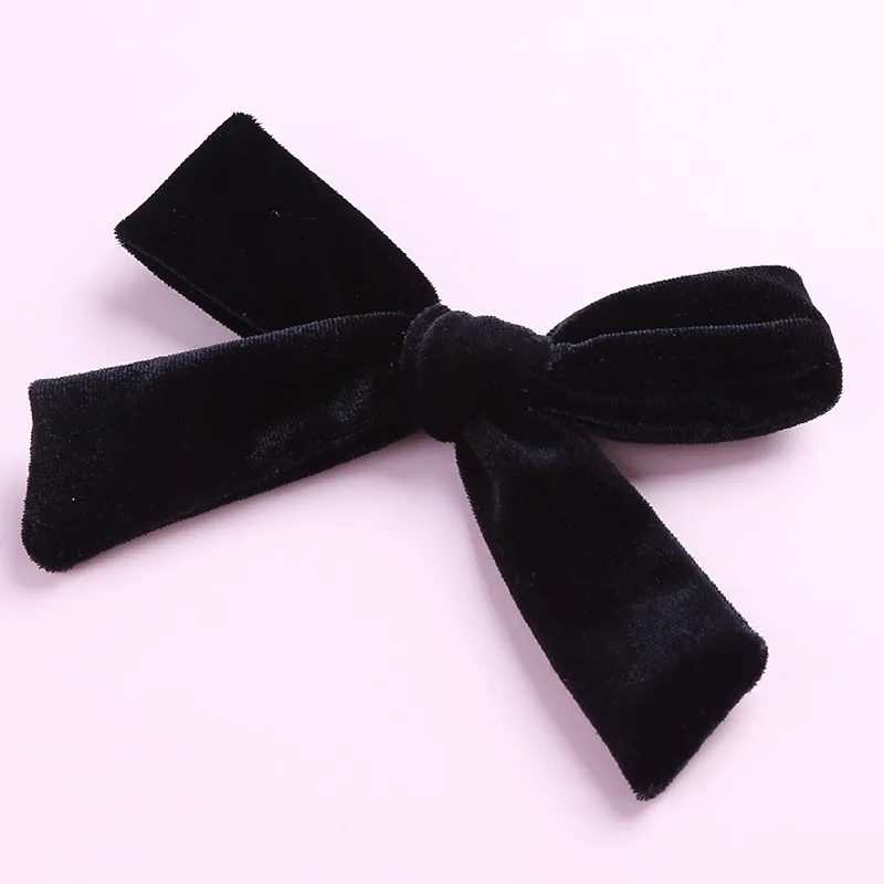 16pcs/lot 5 inches Velvet Bow hair Clips Girls Bow Tie Hairpins Princess Hair Barrettes Korean Hairclips Fashion Accessories