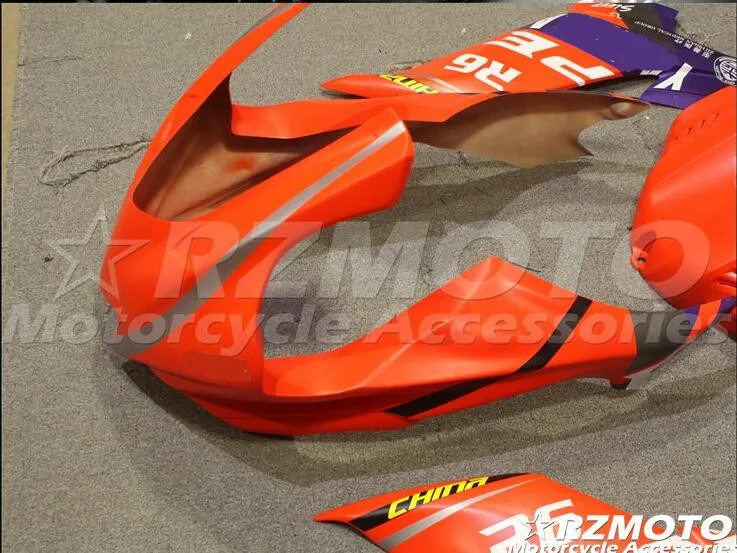 New track version fiberglass fairing For YAMAHA R6 2017 2018 2019 2020 Available in various colors  No.2889