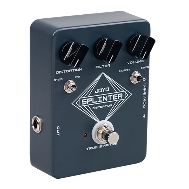 JOYO JF-21 SPLINTER Sought-after Classic Distortion Pedal and Fuzz Effect Pedal True Bypass Distortion Effect Pedal