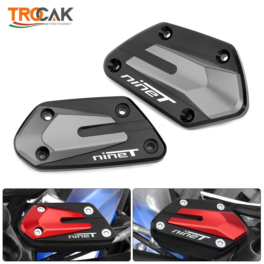 For BMW Rninet R nineT R nine T R9T 2013-2017 Motorcycle CNC Front Brake Fluid Reservoir Oil Cup Cap Master Cylinder Cover