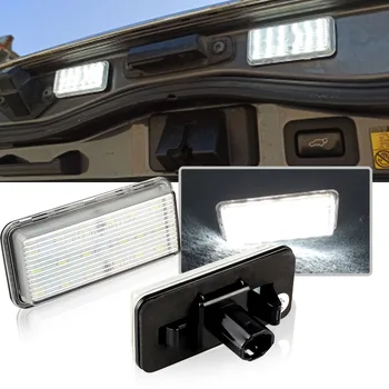 2 pçs livre de erros led número do carro luz da placa licença para toyota land cruiser 120 land cruiser 200 prado 200 para lexus lx470 gx470